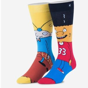 NWT Odd Sox, Arnold Gerald 360, Funny Novelty Socks, Adult, Large 6-13